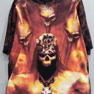 Vintage - WWE TRIPLE H Skull King T-Shirt - Men's XL - Wrestling - 2000's - NWOT